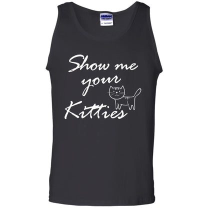 Show Me Your Kitties Cat Lover T-shirt Black