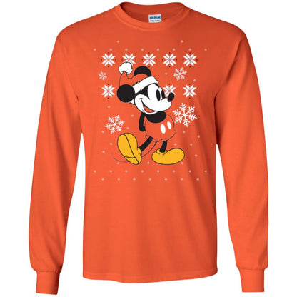 Christmas T-shirt Disney Mickey Mouse Orange