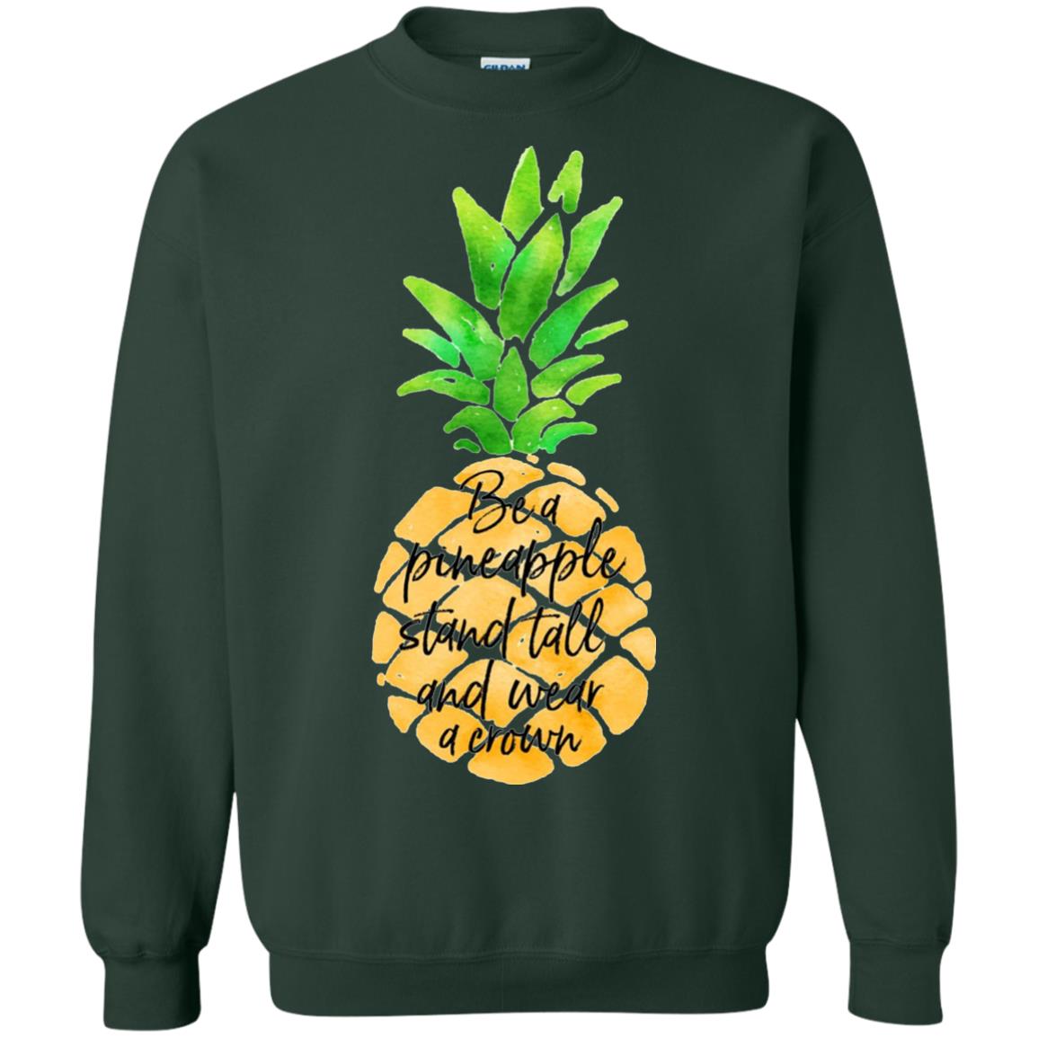 Funny Pineapple T-shirt Forest Green