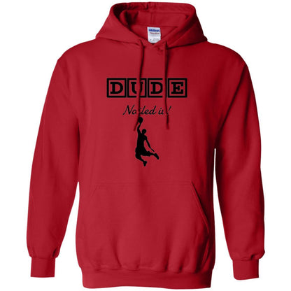 Basketball T-shirt Dude Nailed It Red