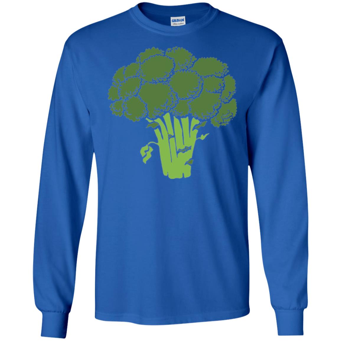 Broccoli Is Life T-shirt Funny Graphic Vegetable Royal