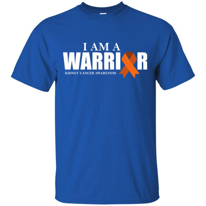 Kidney Cancer Awareness T-shirt I Am A Warrior Kidney Cancer Awareness Royal