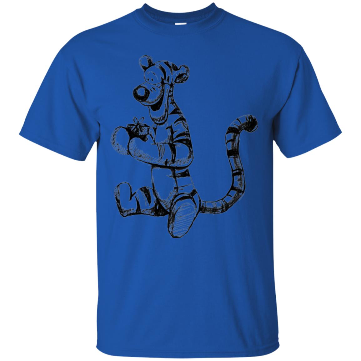Movie T-shirt Tigger Sketch Royal
