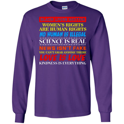 Black Lives Matter Womens Rights Are Human Rights Purple