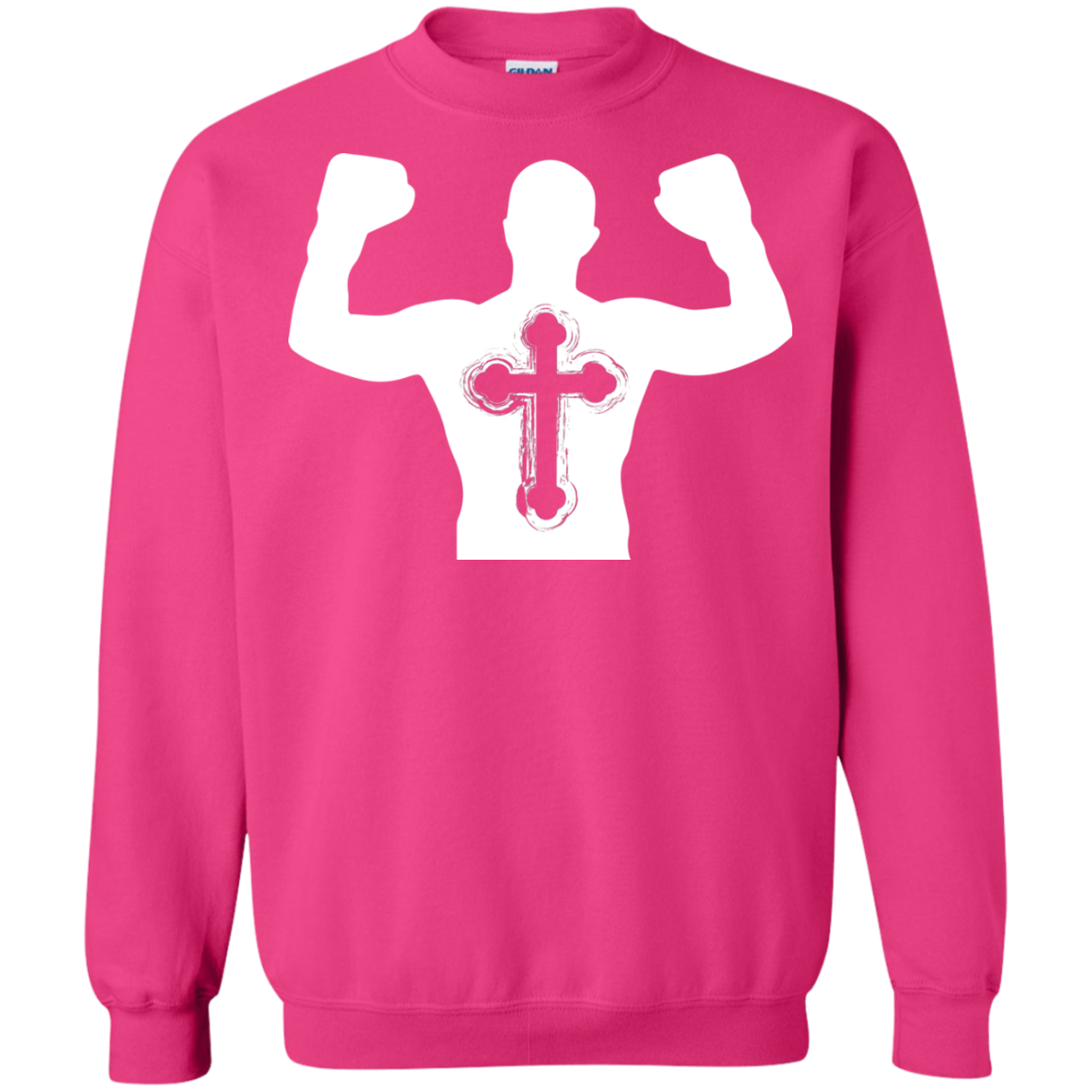 Christian Gym Exercise Workout T-shirt Heliconia
