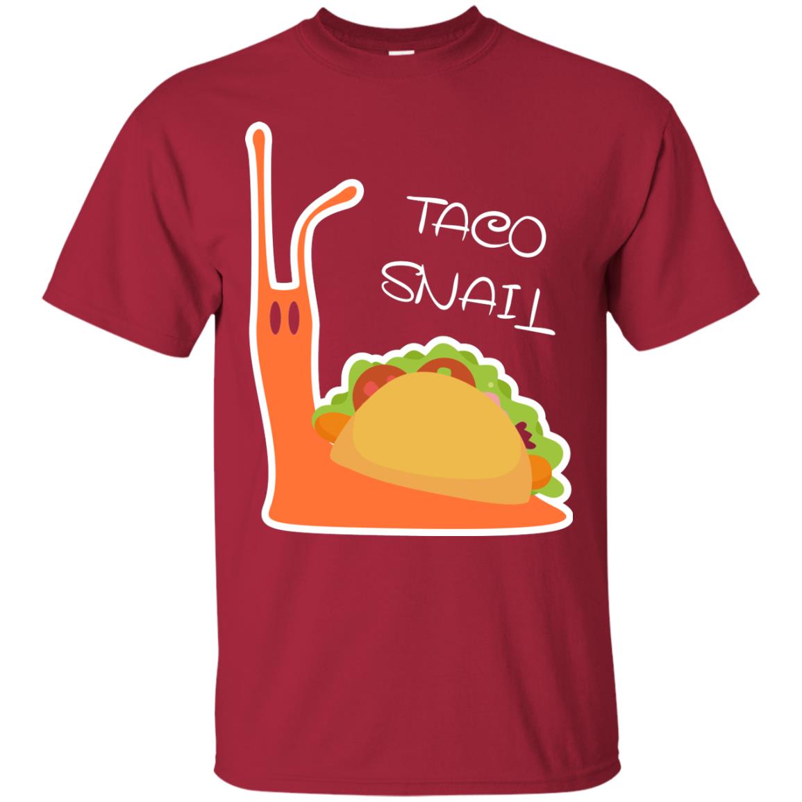 Taco Lover T-shirt Snail Cardinal