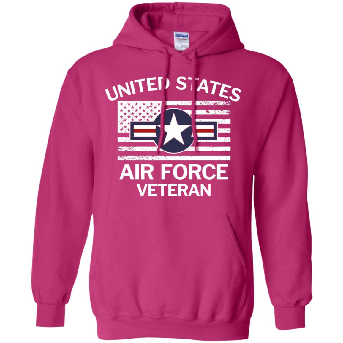 United States Air Force Veteran T-shirt Heliconia