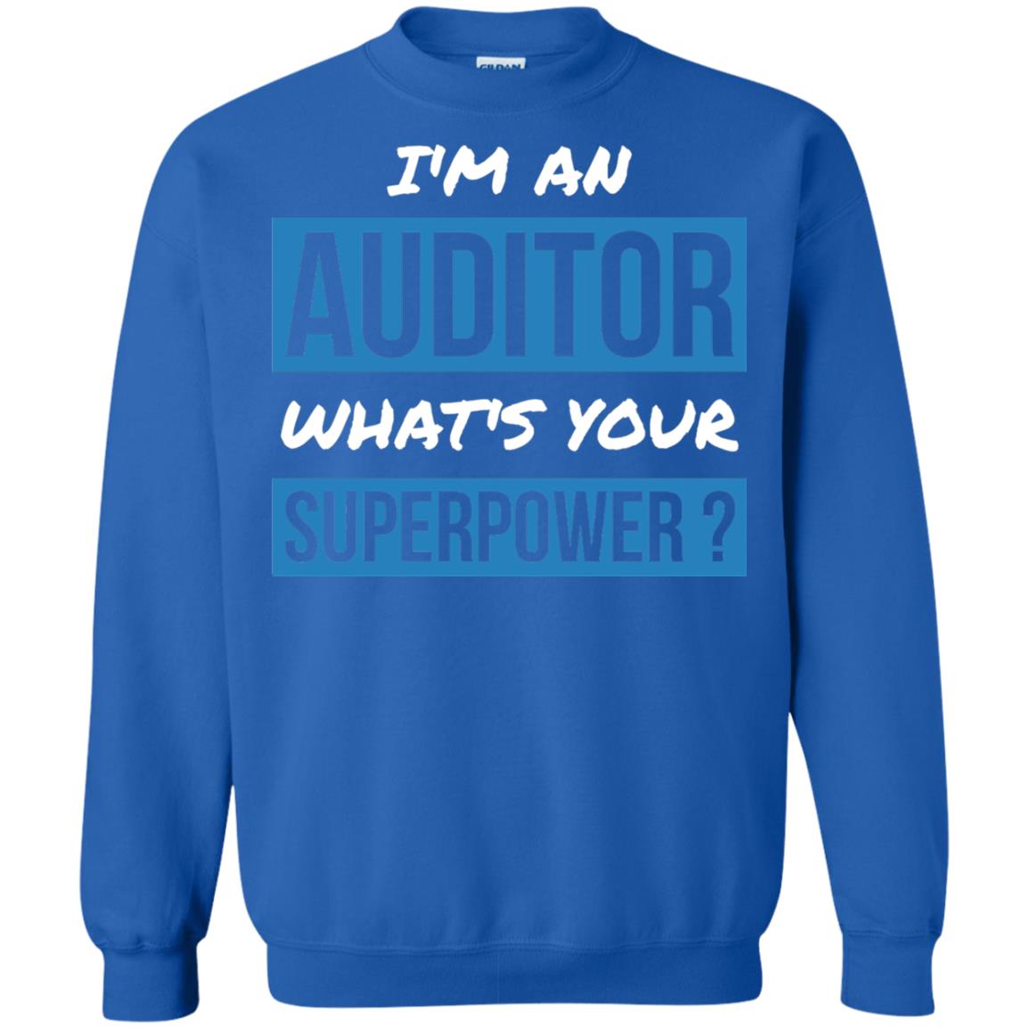 I_m An Auditor What_s Your Superpower T-shirt Royal