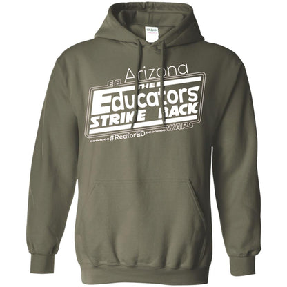 Arizona Teacher Tshirt Red For Ed Arizona The Educators Strike Back Military Green