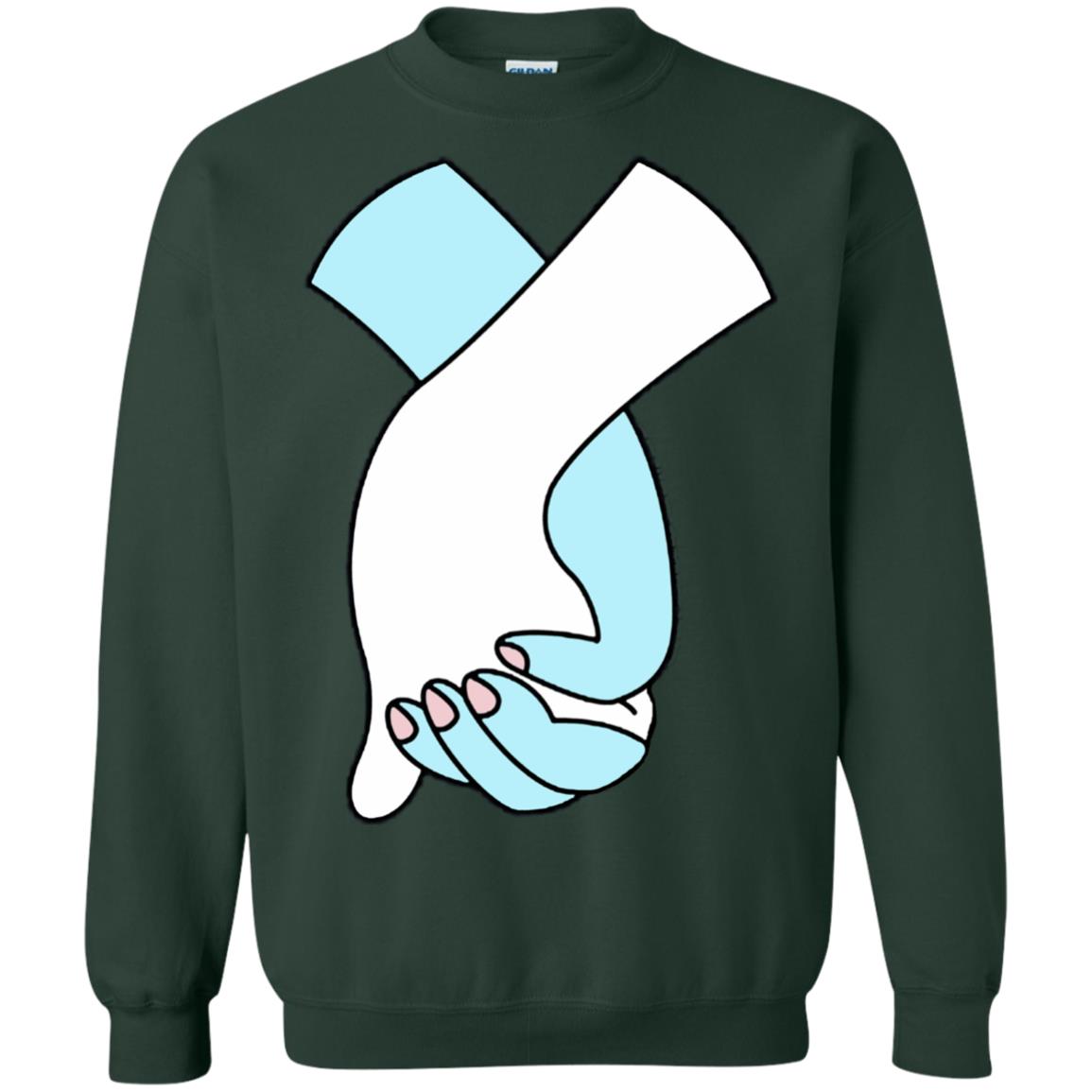 Holding Hands Love Simon Shirt Forest Green