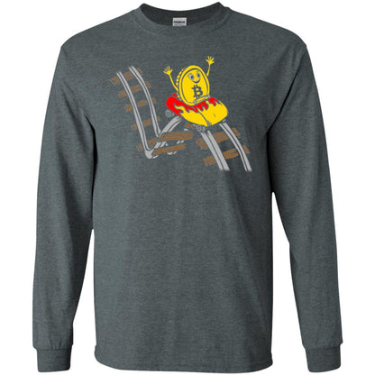 Bitcoin Rollercoaster T-shirt Dark Heather