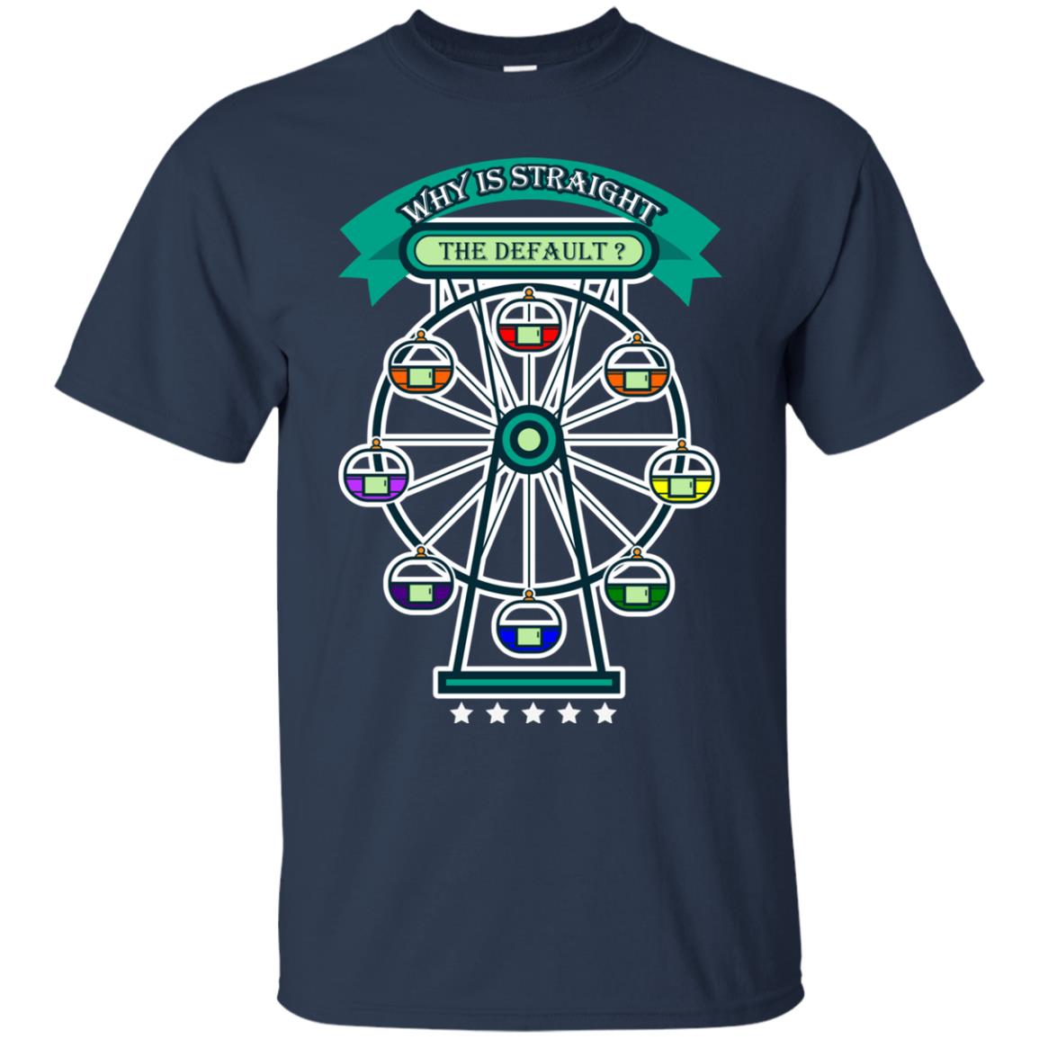 Why Is Straight The Default Lgbt Shirt Navy
