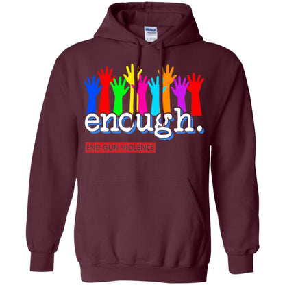 End Gun Violence Enough Gun Control T-shirt Maroon