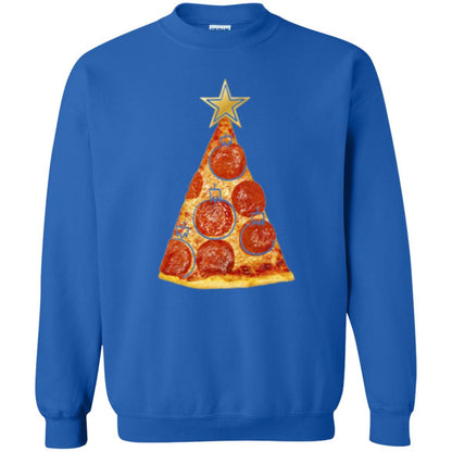 Merry Christmas T-shirt Pizza Slice Christmas Tree