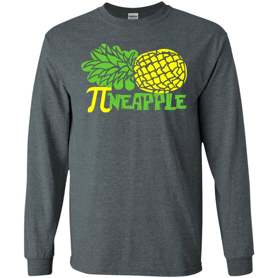 Cool Pineapple Gift Shirt For Pi Day Dark Heather