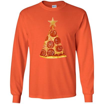 Merry Christmas T-shirt Pizza Slice Christmas Tree