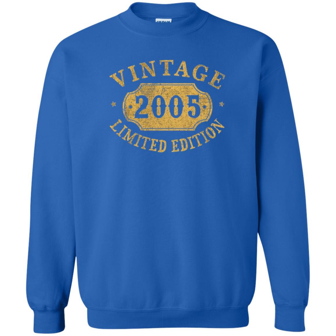 Brithday T-shirt Vintage 2005 Limited Edition Royal