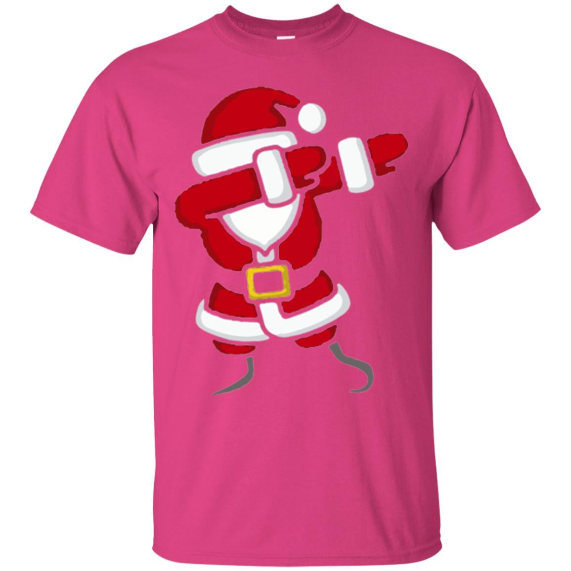 Christmas T-shirt Dabbing Santa Claus Heliconia