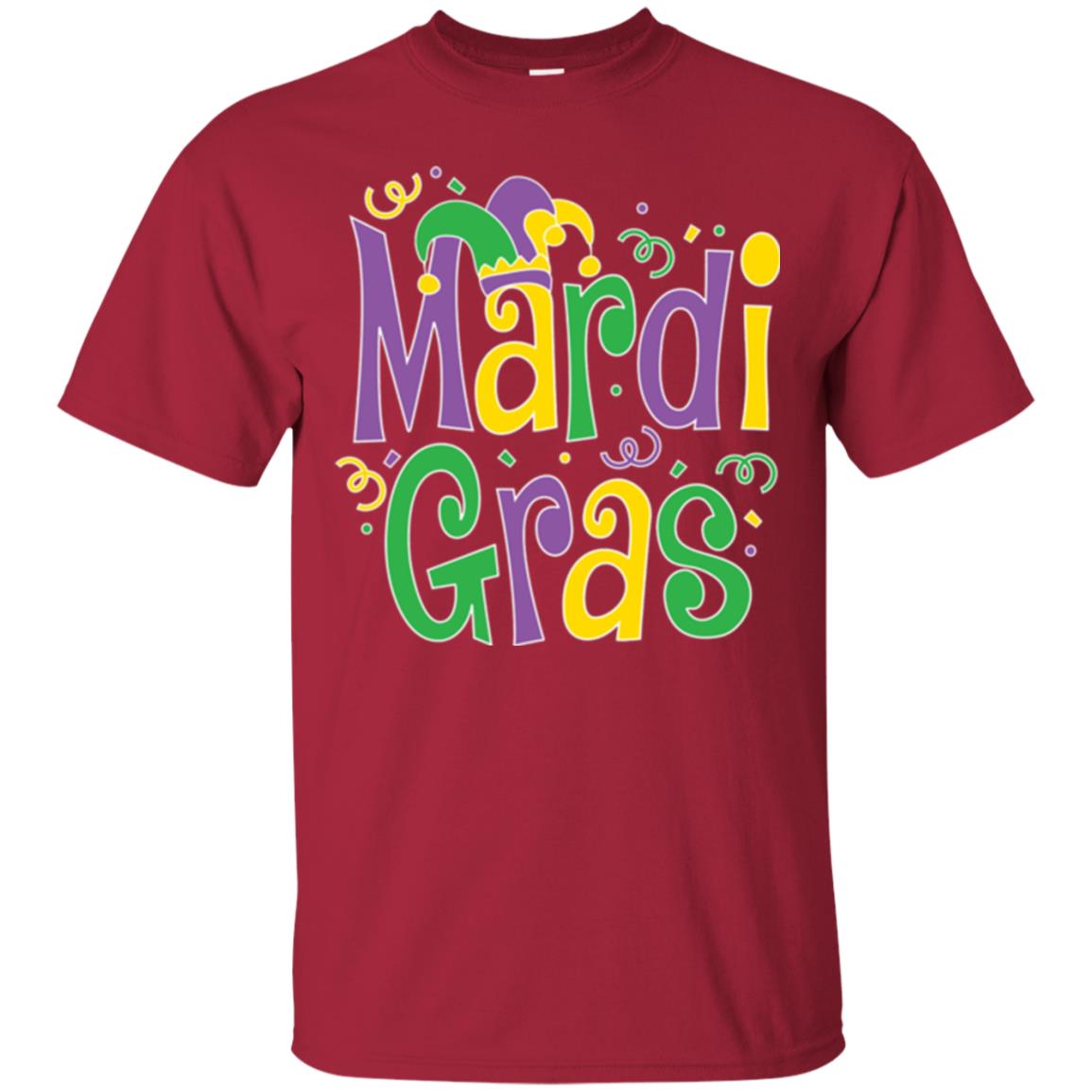 Mardi Gras T-shirt Mardi Gras Party T-shirt Cardinal
