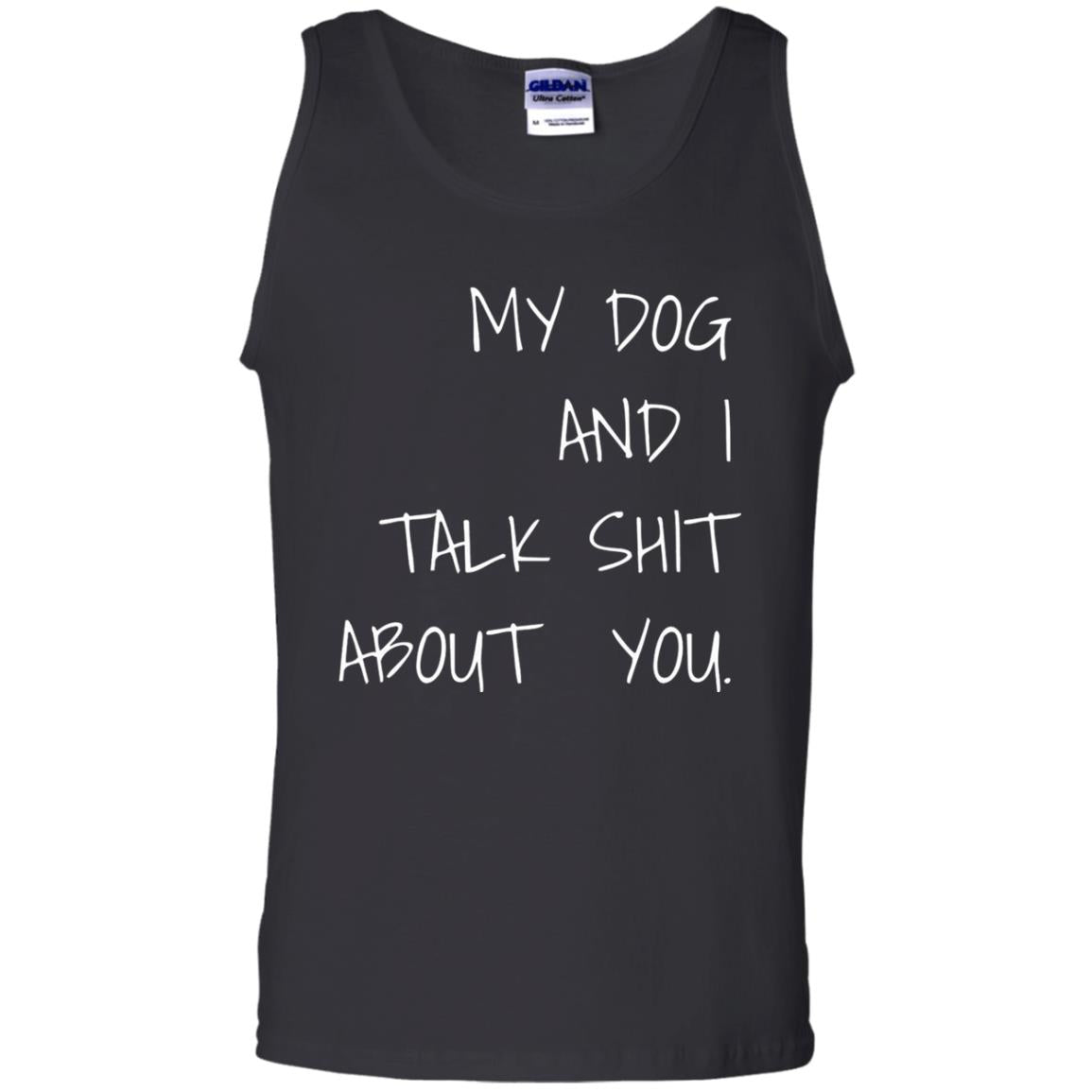 Dog Lover T-shirt My Dog And I Talk About You Black