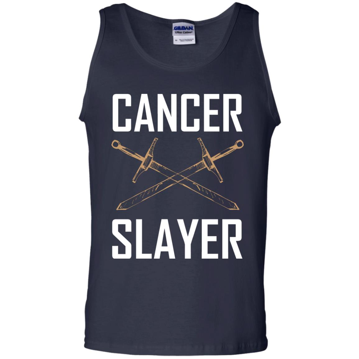 Cancer Slayer Cancer Survivor Shirt Navy