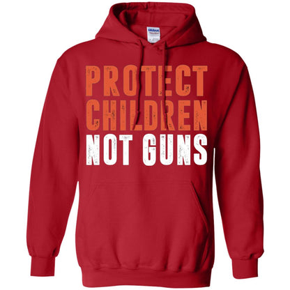 Protect Children Not Guns Quote Shirt Red