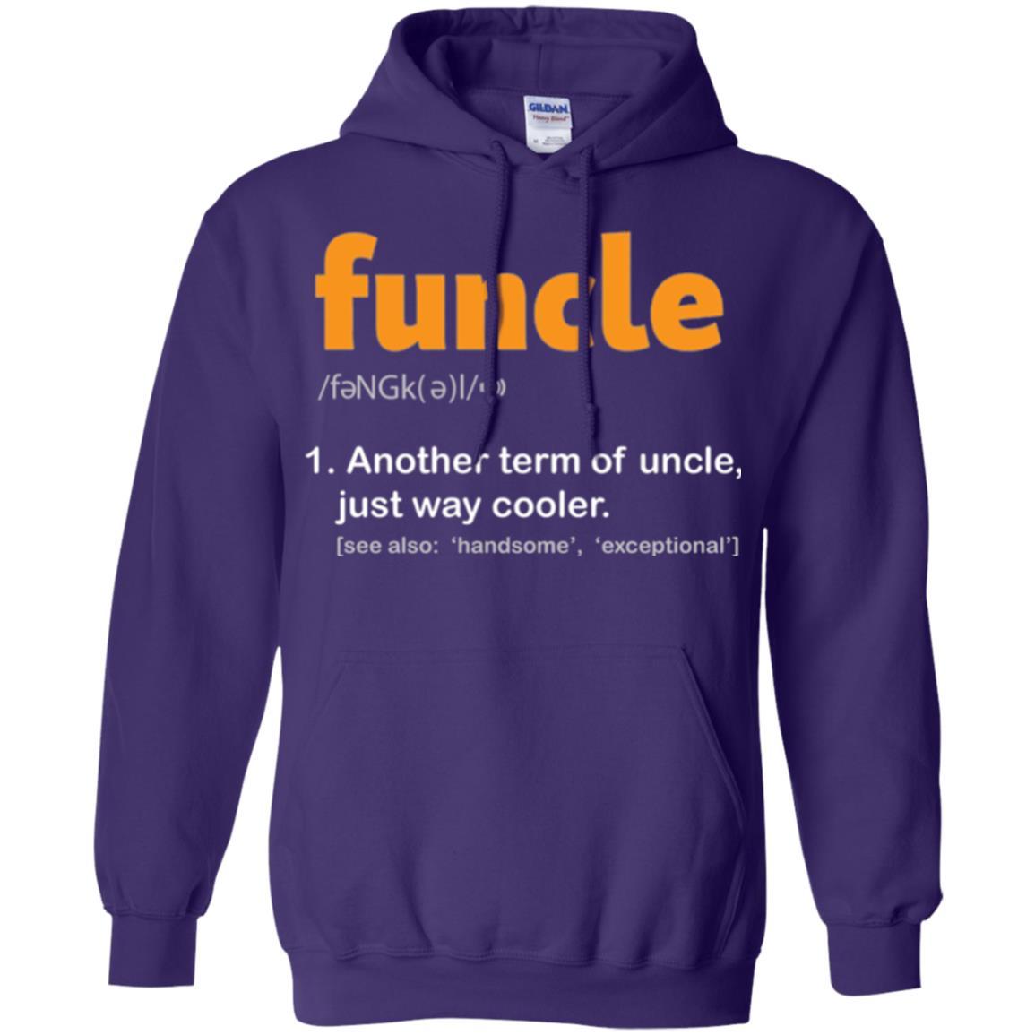 Funcle Definition T-shirt Funny Uncle Jokes Purple