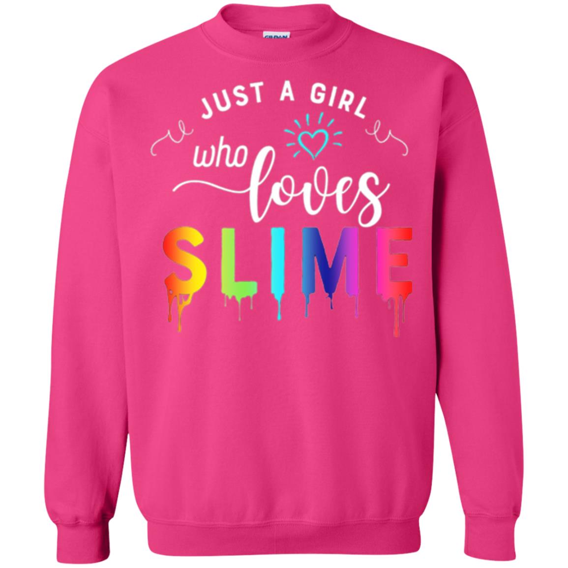 Slime Lover T-shirt Just A Girl Who Loves Slime Heliconia
