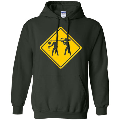 Funny Trombonist T-shirt Forest Green