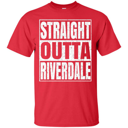 United States T-shirt Straight Outta Riverdale Red