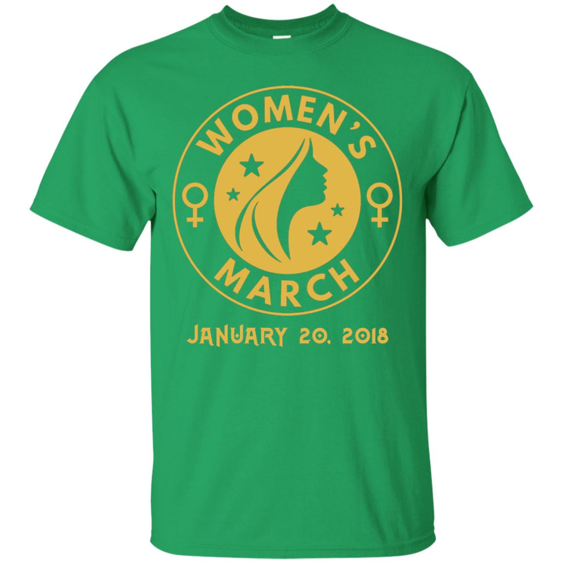 Women_s Right T-shirt Women_s March January 20th 2018 Protest Irish Green