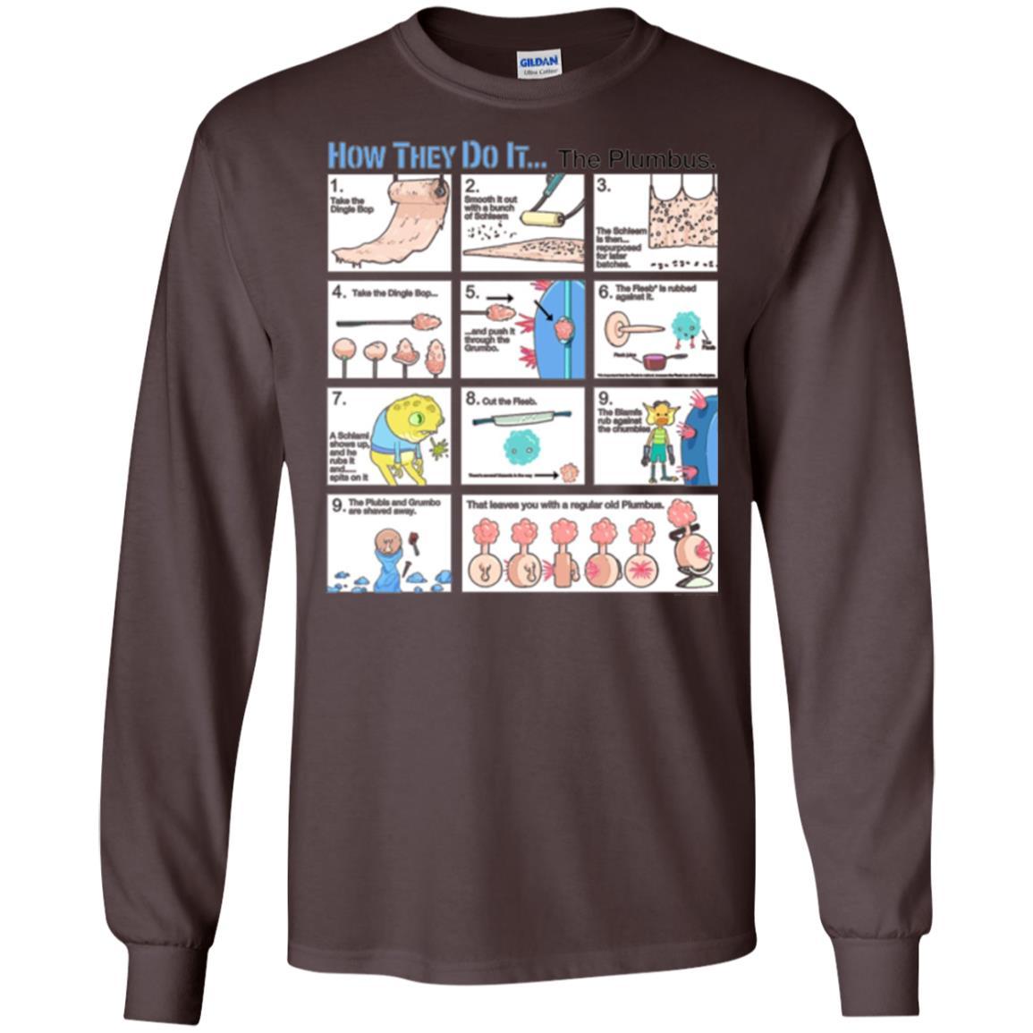 Film T-shirt How They Do Itthe Plumbus Dark Chocolate