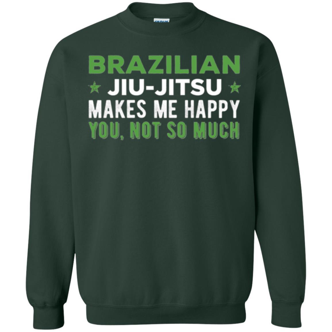 Brazilian Jiu Jitsu T-shirt Brazilian Jiu Jitsu Makes Me Happy