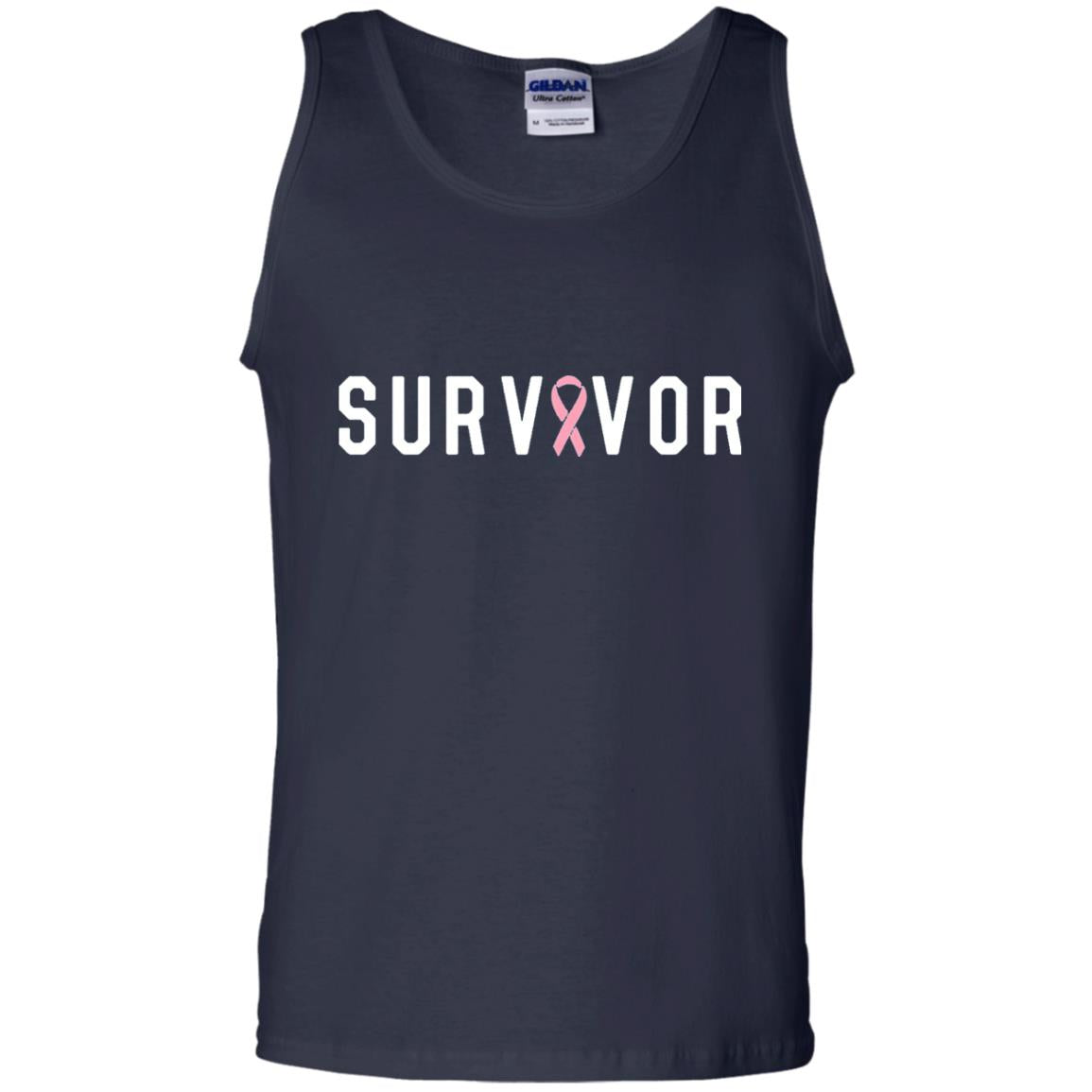 Breast Cancer Survivor We Did It T-shirt Pink Ribbon Navy
