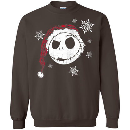 Christmas T-shirt Disney Nightmare Before Christmas Snowflake Dark Chocolate
