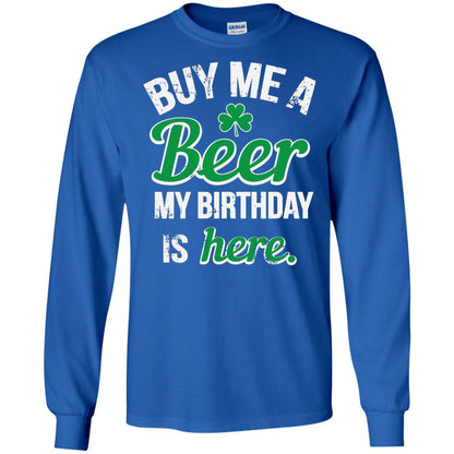 Buy Me A Beer Saint Patricks Day T-shirt Royal