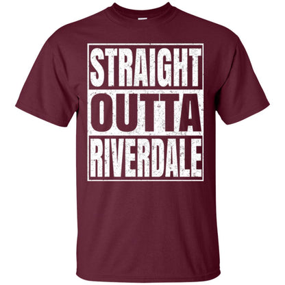 United States T-shirt Straight Outta Riverdale Maroon