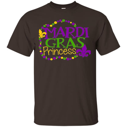 Mardi Gras Princess T-shirt Dark Chocolate