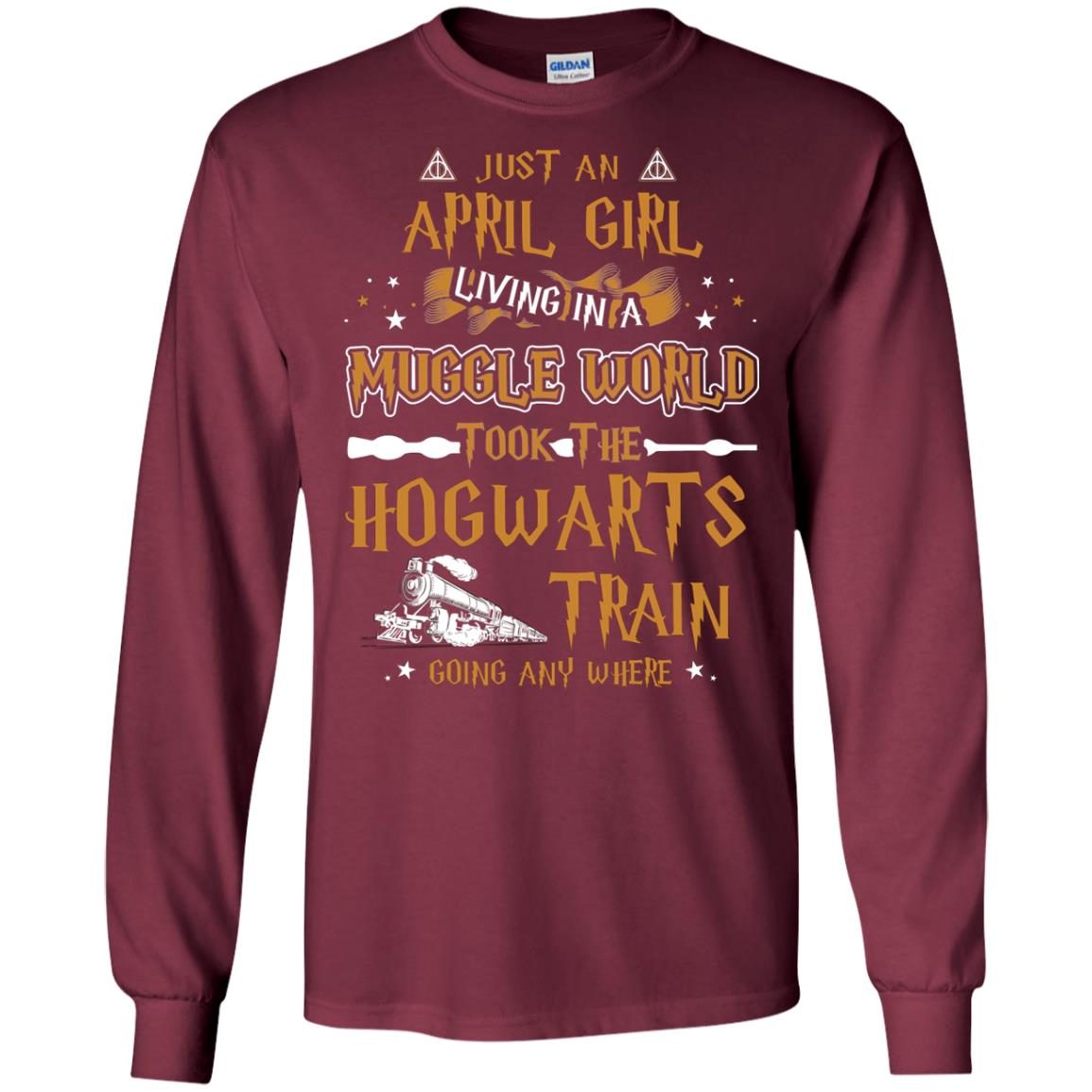 Just An April Girl Living In A Muggle World Took The Hogwarts Train Going Any Where Maroon