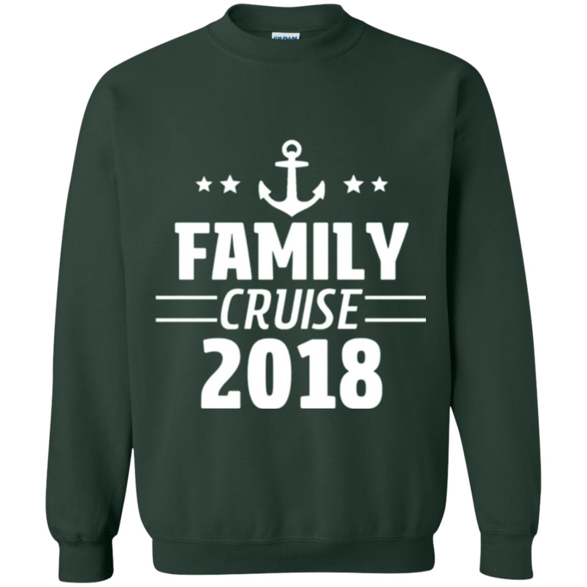 Family Cruise Vacation 2018 T-shirt Forest Green