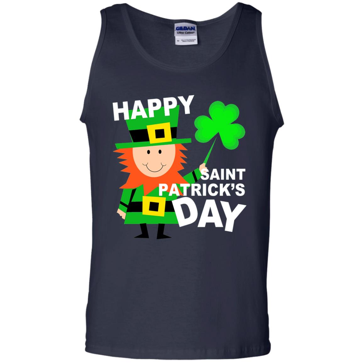 Teacher T-shirt St. Patrick's Day Navy
