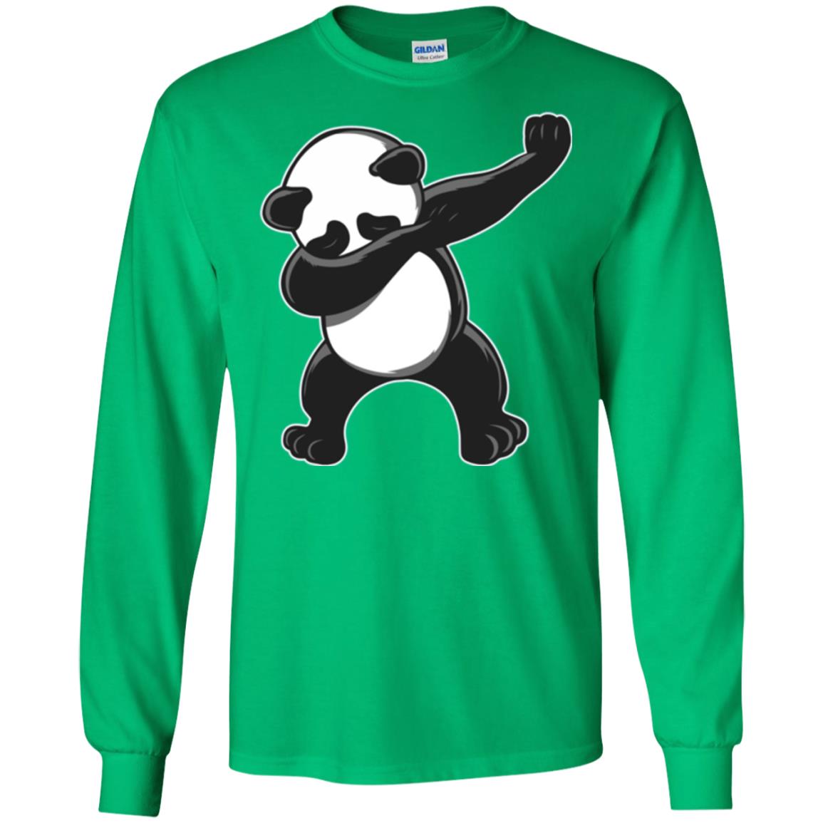 Funny Panda Dab T-shirt Cute Dabbing Panda Irish Green