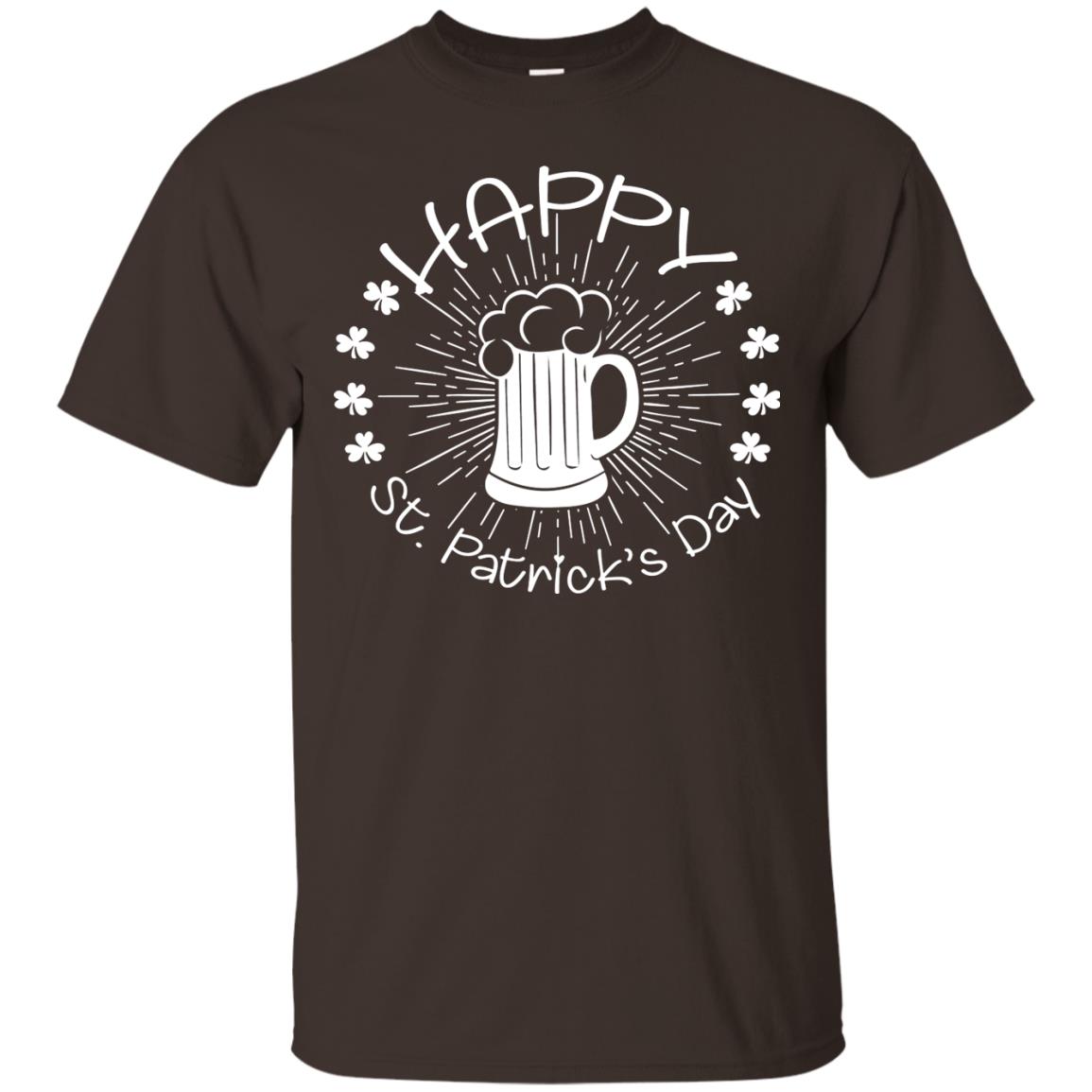 Drinking Team Happy St.patrick’s Day T-shirt Dark Chocolate
