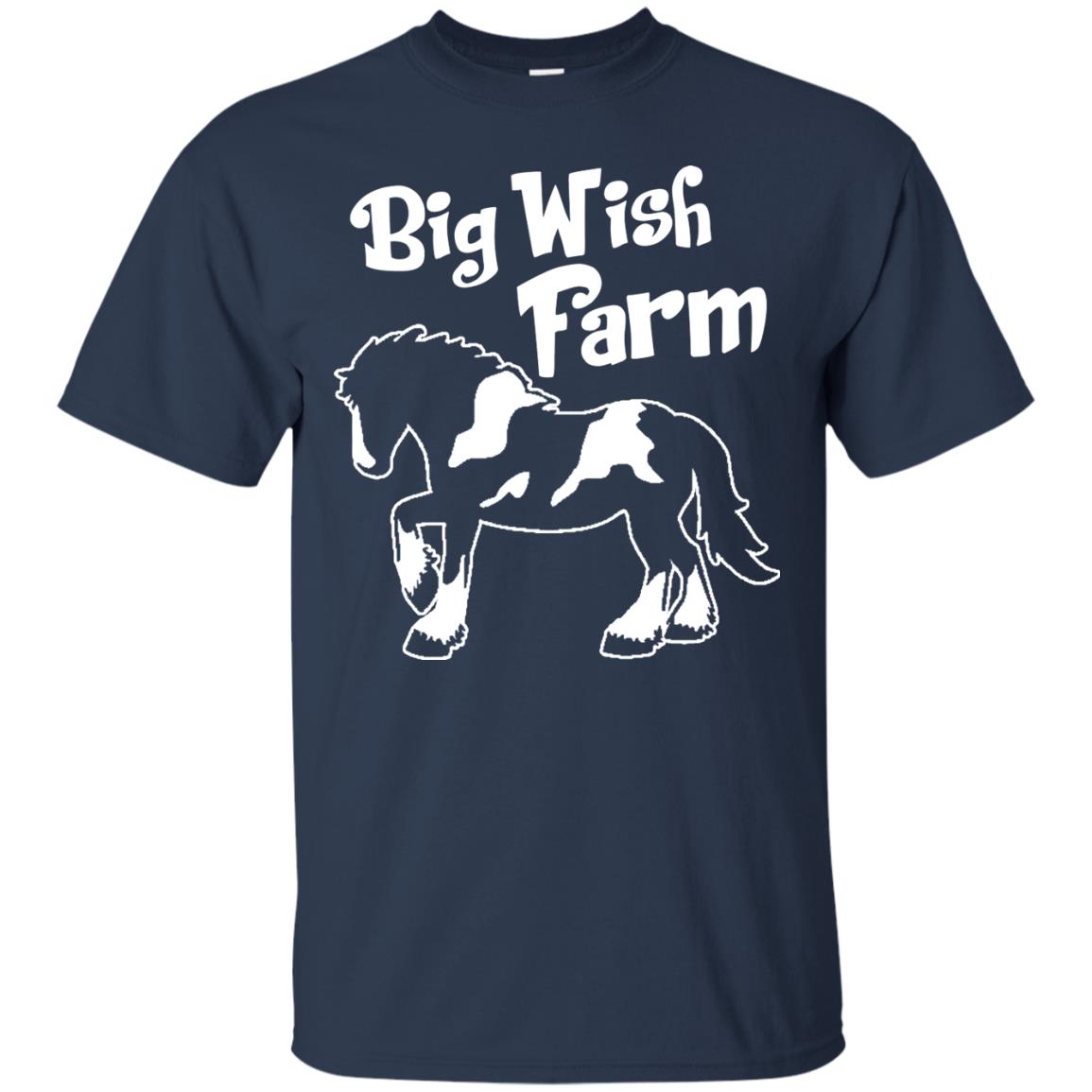 Big Wish Farm Horse Shirt Navy
