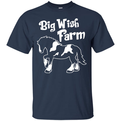Big Wish Farm Horse Shirt Navy