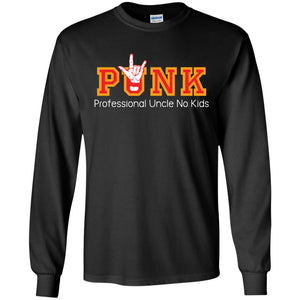 Uncle T-shirt Punk Professional Uncle No Kids