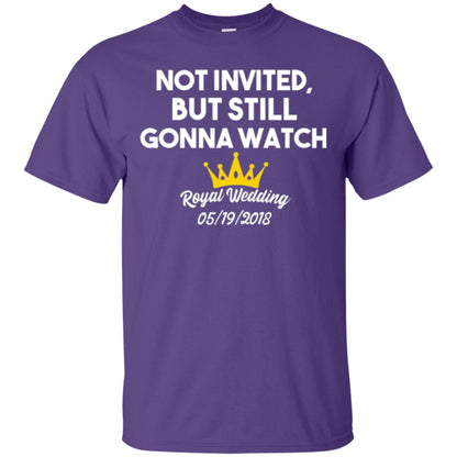 Not Invited But Still Gonna Watch Commemorative Royal Wedding Purple