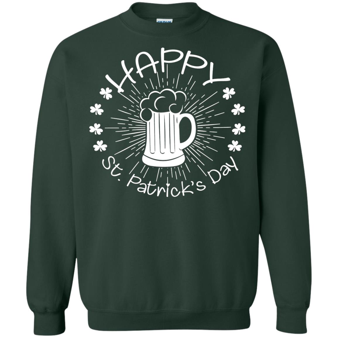 Drinking Team Happy St.patrick’s Day T-shirt Forest Green