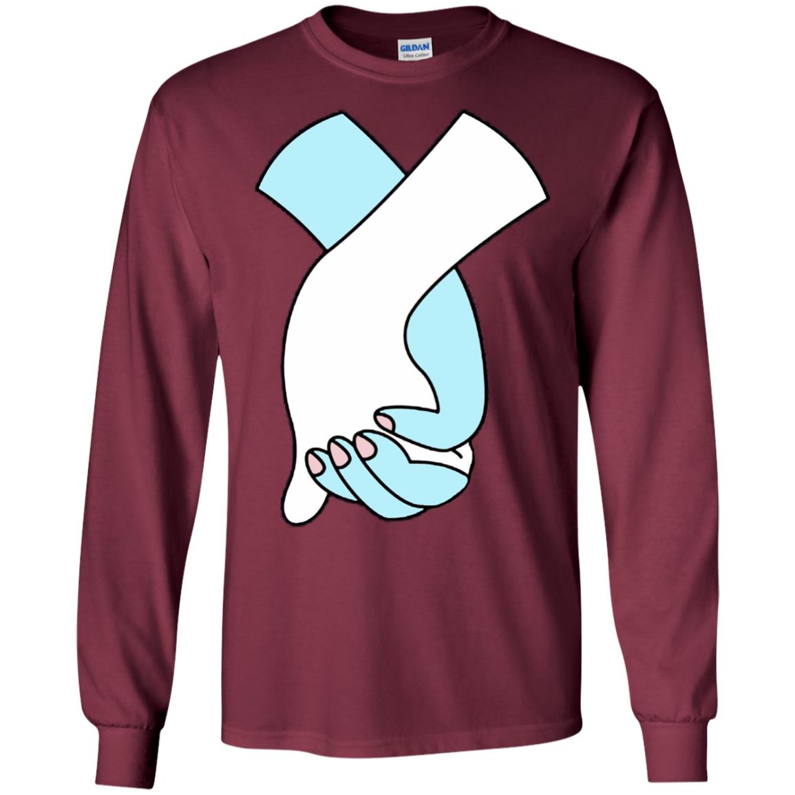 Holding Hands Love Simon Shirt Maroon