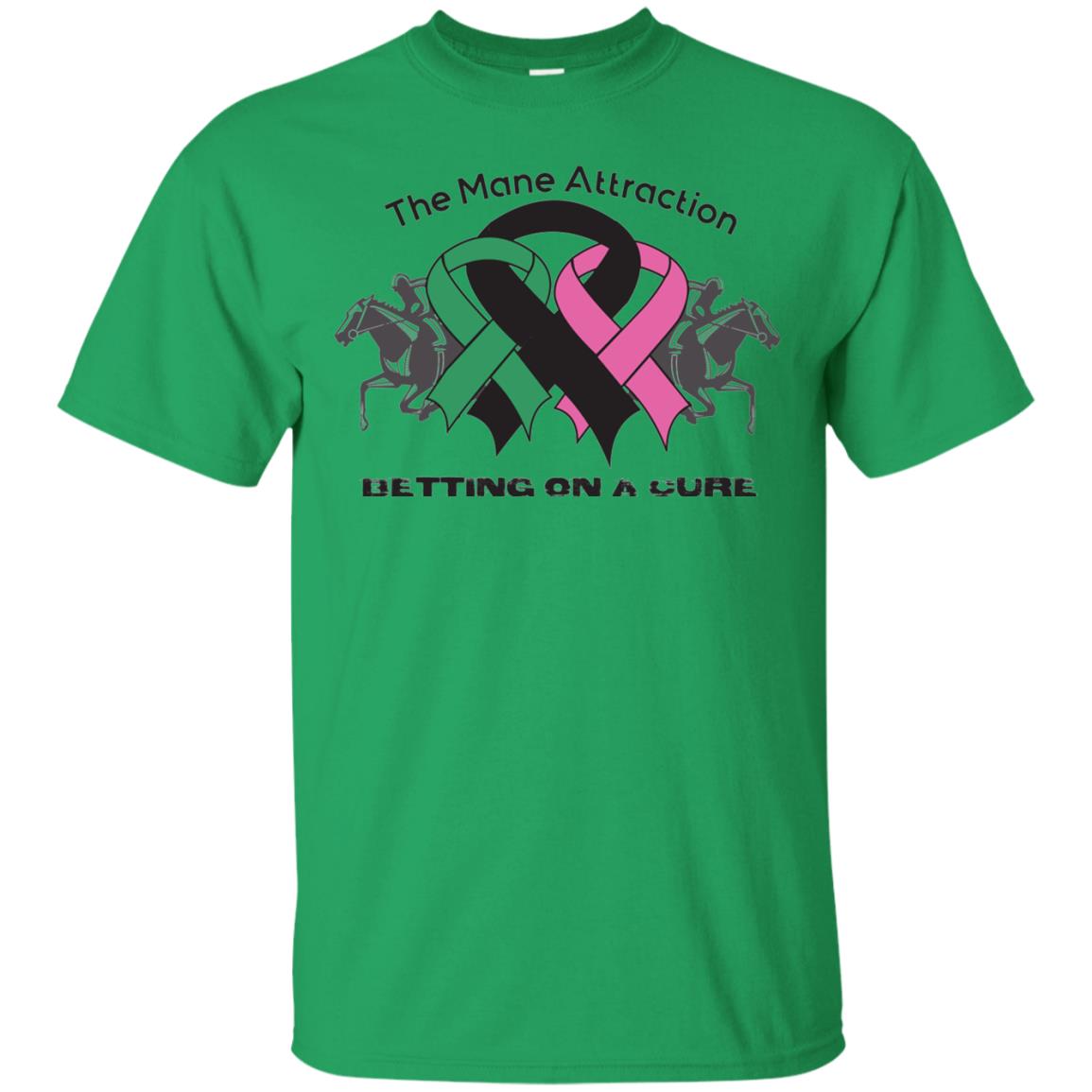 The Mane Attraction Cancer Betting On A Cure Shirt Irish Green